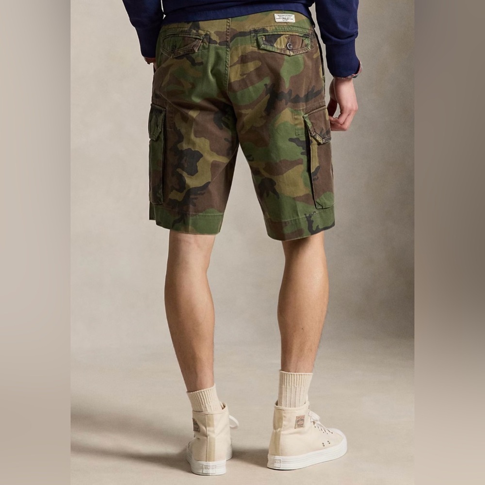 NWT Polo Ralph Lauren Men’s 10.5-Inch Gellar Relaxed Fit Cargo Short. “Camo”, 38 - Picture 2 of 12